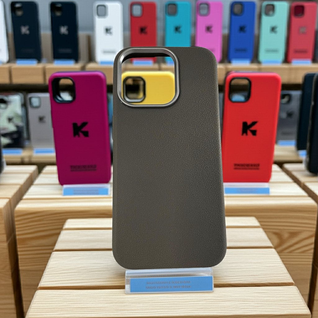 Cover colorata Iphone 15 Pro- grigio scuro - MOKO