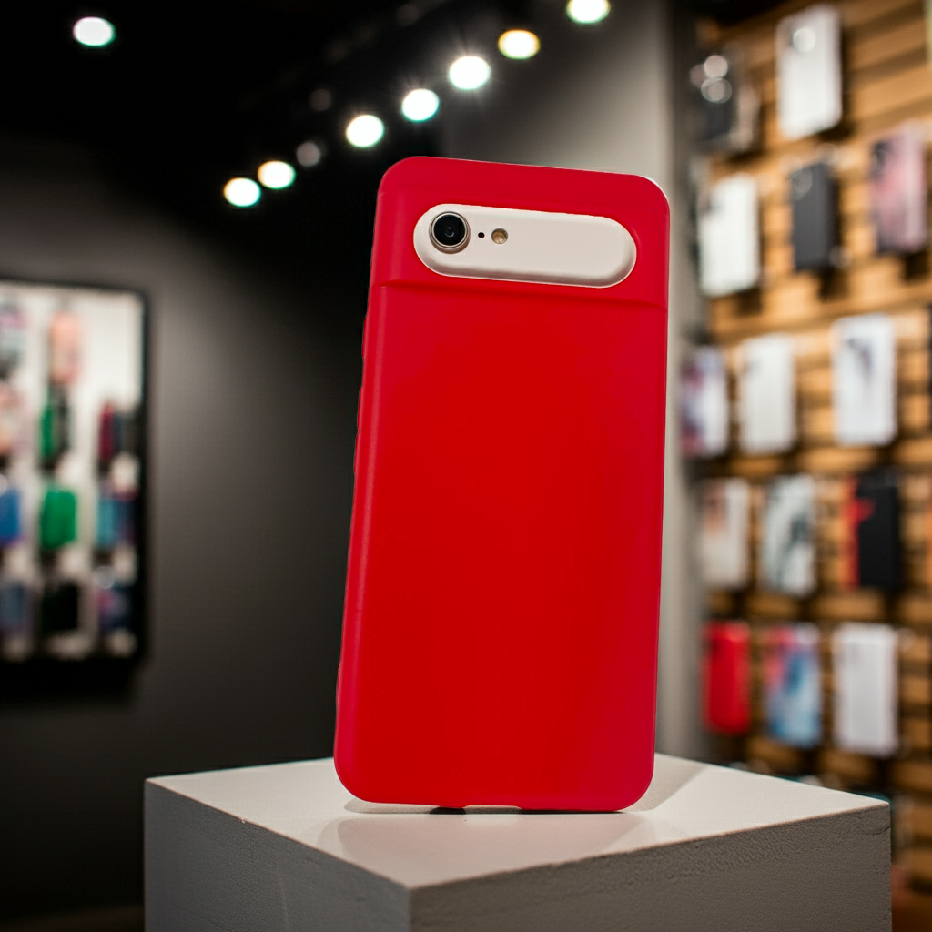 Cover Google Pixel 8 Rossa - Protezione Colorata e Stile Unico - MOKO