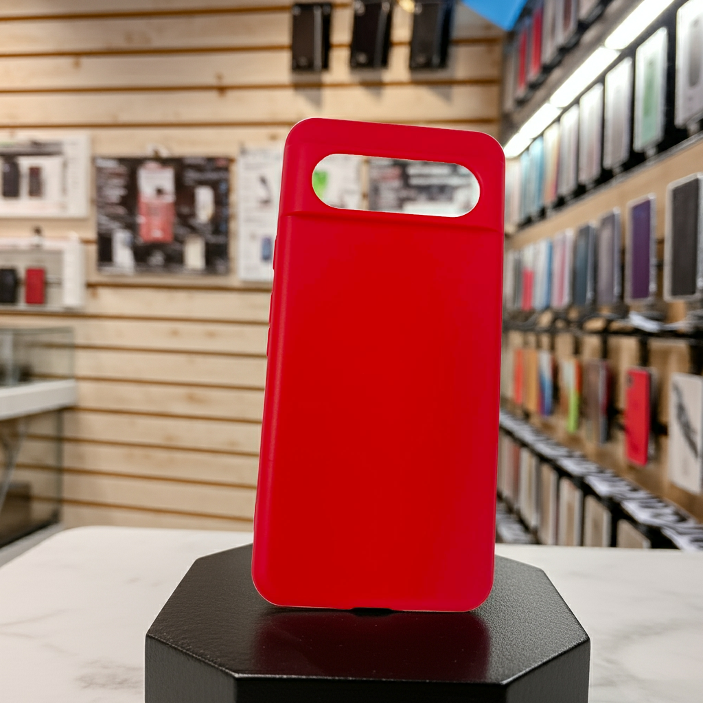 Cover Google Pixel 8 Rossa - Protezione Colorata e Stile Unico - MOKO