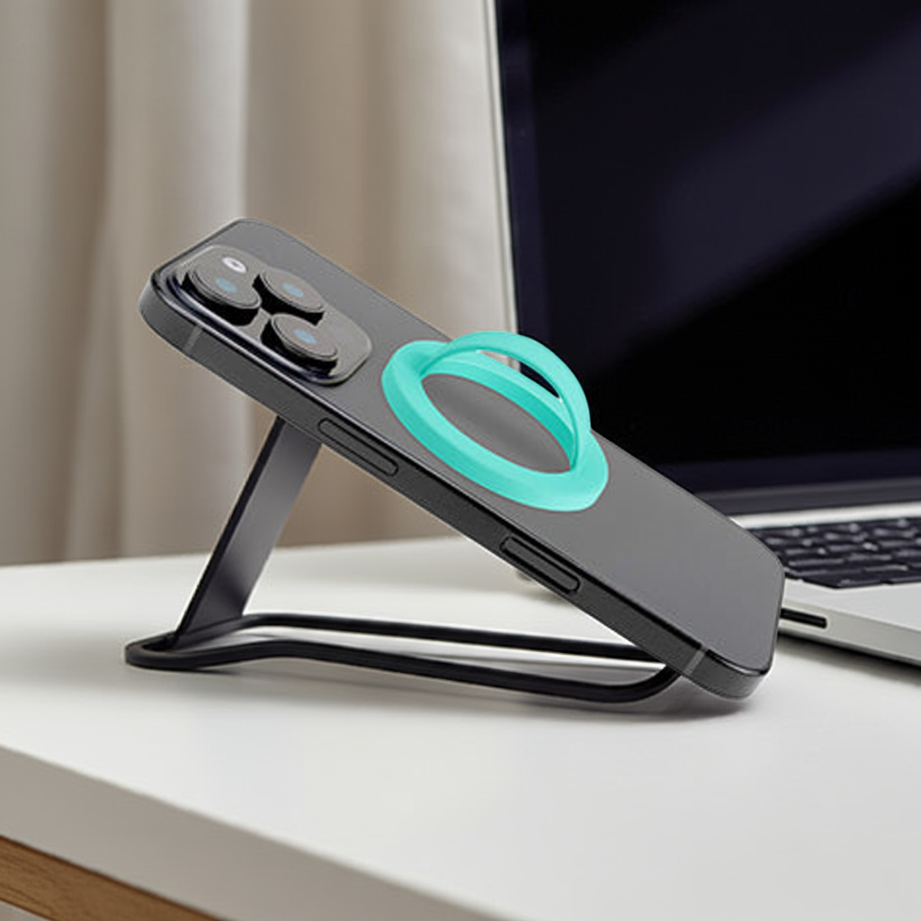 Anello magnetico smartphone verde acqua - MOKO