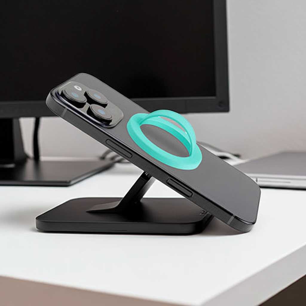 Anello magnetico smartphone verde acqua - MOKO