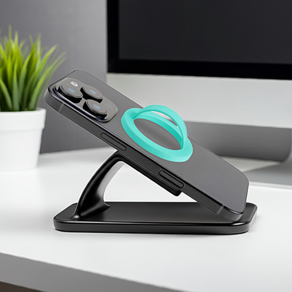 Anello magnetico smartphone verde acqua - MOKO