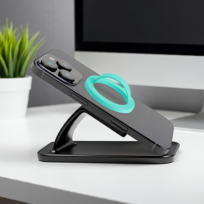 Anello magnetico smartphone verde acqua - MOKO