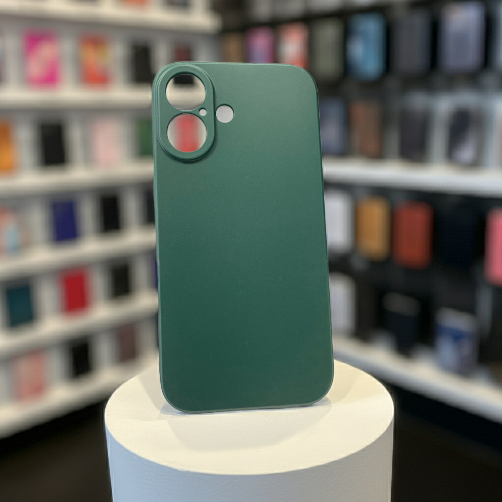 Cover iPhone 16 verde - Cover colorata e protettiva per il tuo smartphone - MOKO