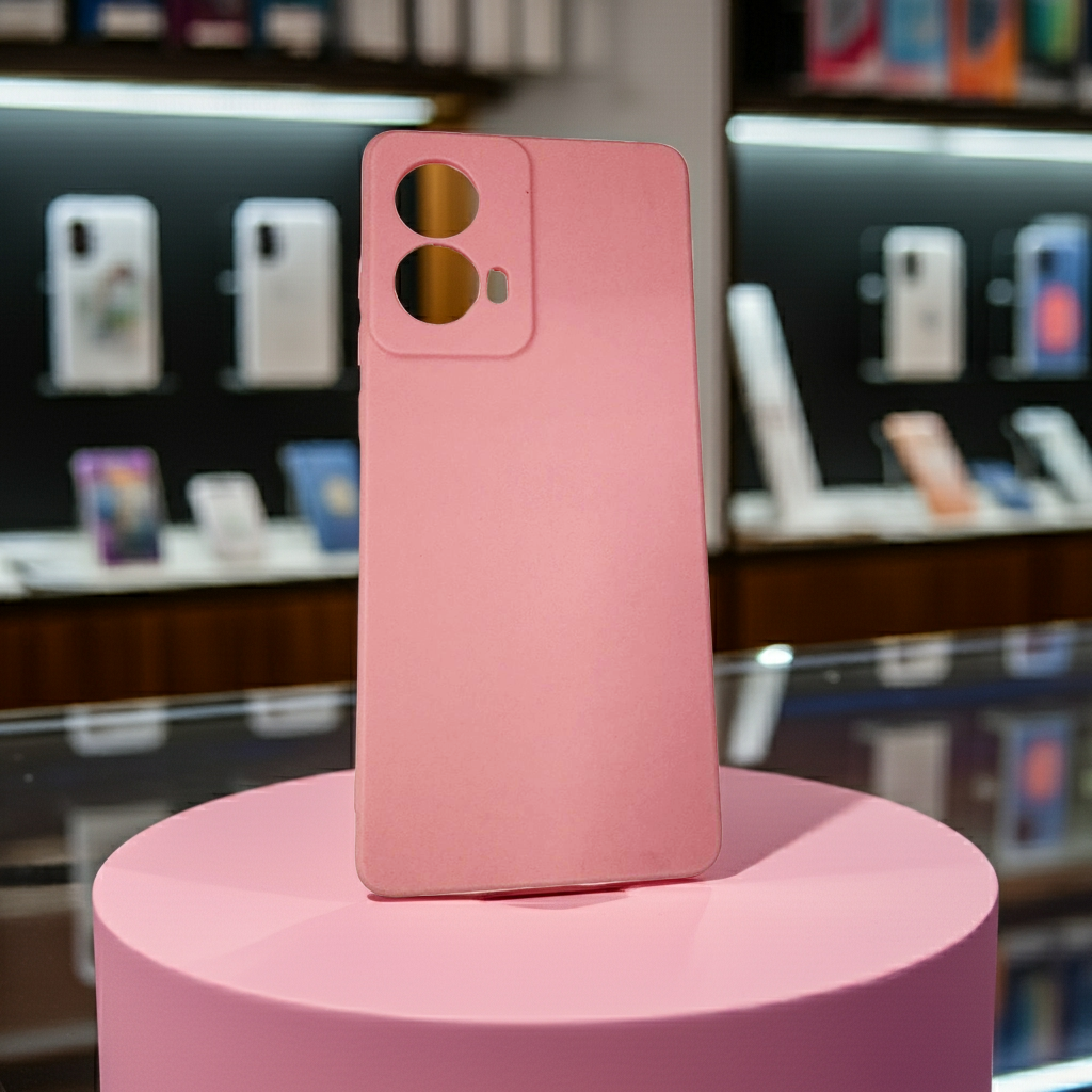 Cover Motorola G85 rosa - Protezione colorata e stile unico - MOKO