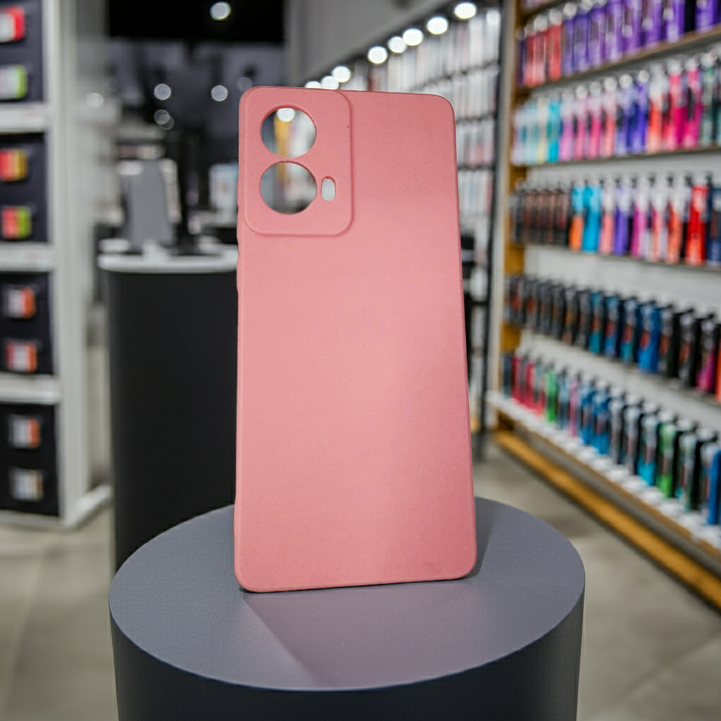 Cover Motorola G85 rosa - Protezione colorata e stile unico - MOKO