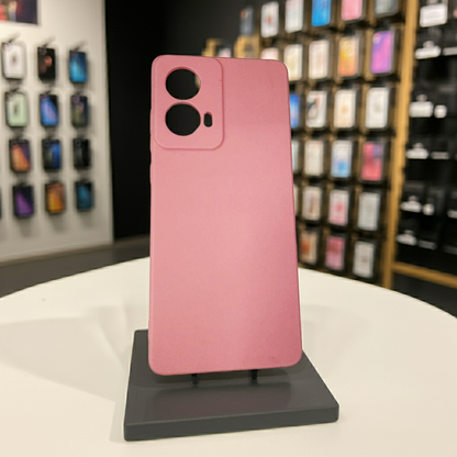 Cover Motorola G85 rosa - Protezione colorata e stile unico - MOKO