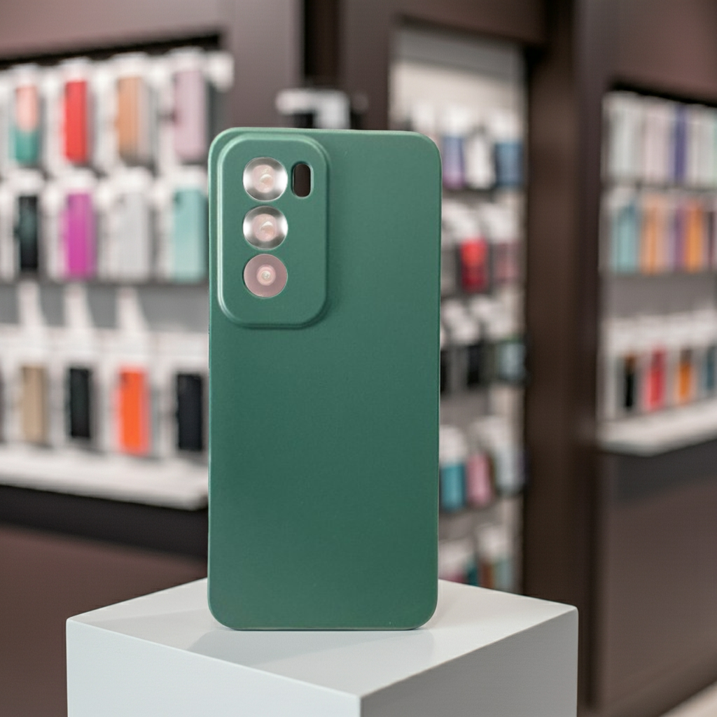 Cover Oppo Reno 12 5G verde – Protezione colorata e stile unico - MOKO