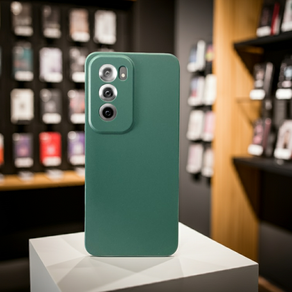 Cover Oppo Reno 12 5G verde – Protezione colorata e stile unico - MOKO