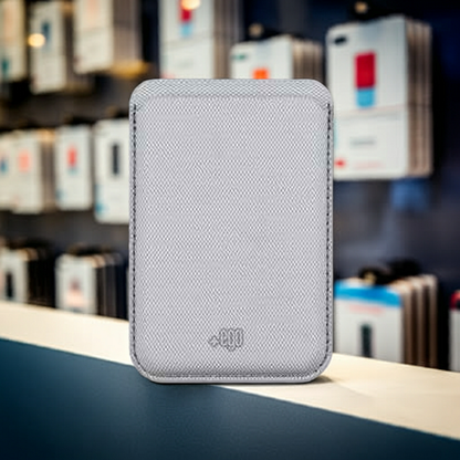 Wallet Magnetico grigio - MOKO