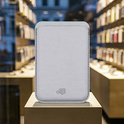 Wallet Magnetico grigio - MOKO