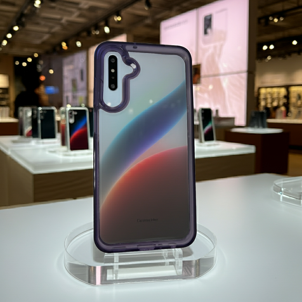 Cover trasparente Samsung Galaxy a25 viola - MOKO