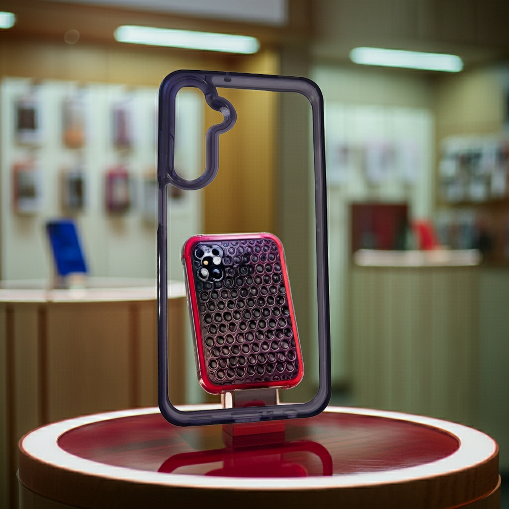 Cover trasparente Samsung Galaxy a25 viola - MOKO