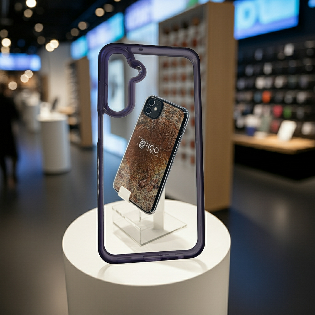 Cover trasparente Samsung Galaxy a25 viola - MOKO