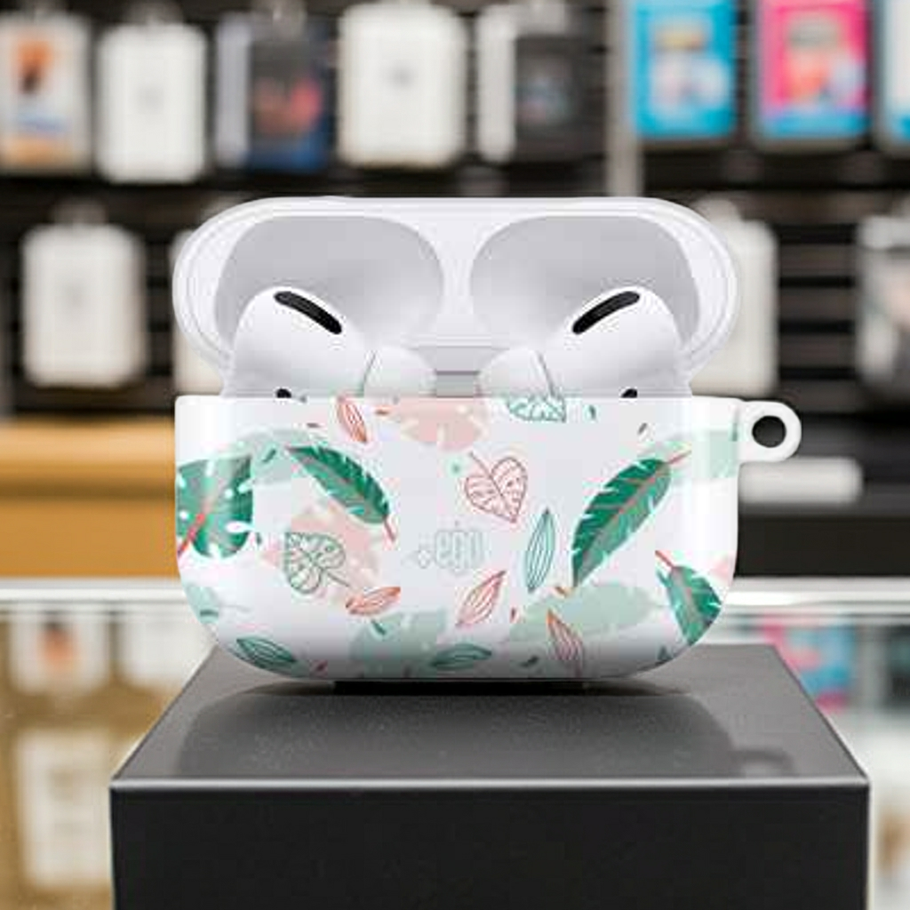 Custodia TPU Airpods Pro Tropic Jungle - Custodia Auricolari Tropic Jungle - MOKO