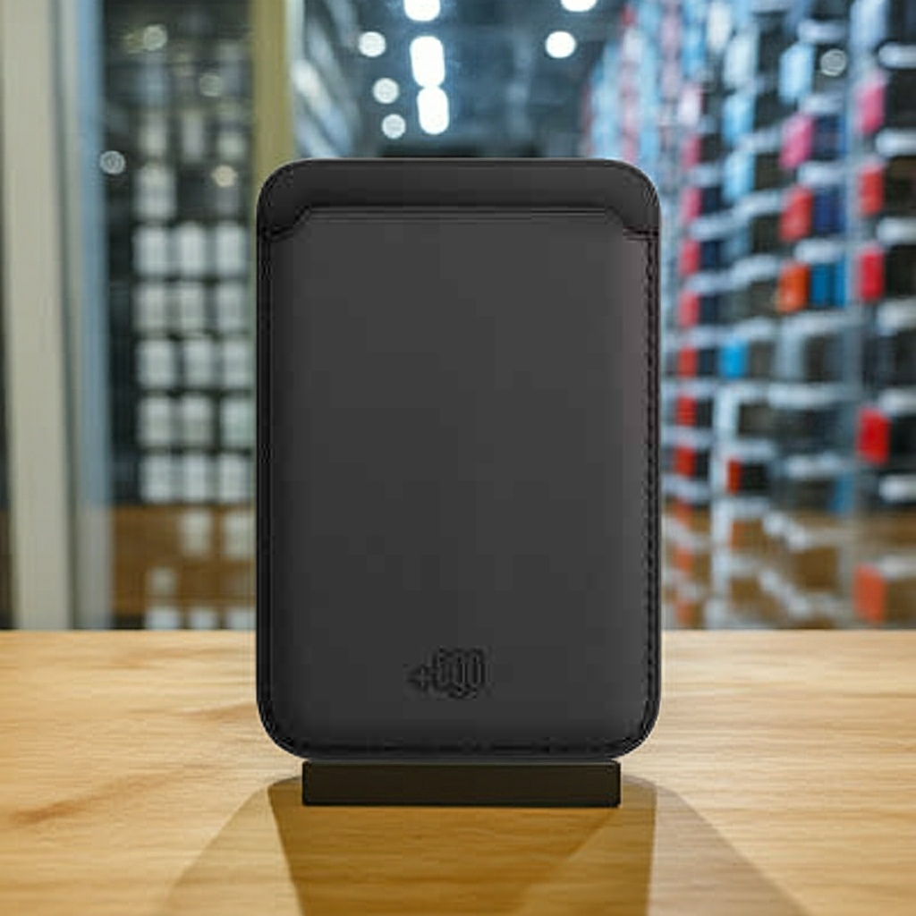 Portafoglio Magnetico Nero - Eleganza e Praticità in un Accessorio Portatile - MOKO