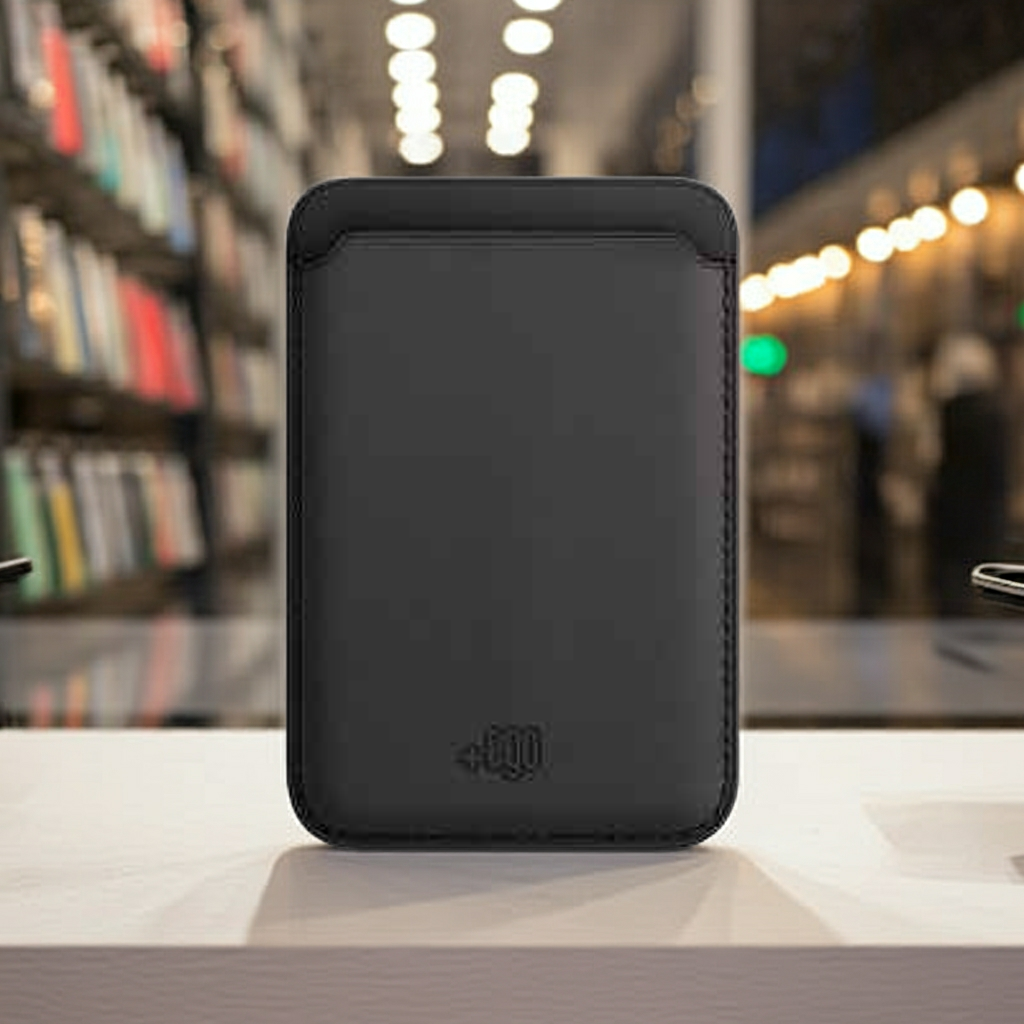 Portafoglio Magnetico Nero - Eleganza e Praticità in un Accessorio Portatile - MOKO