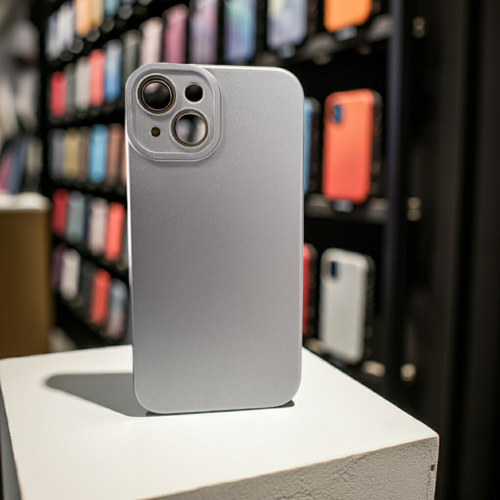 Cover iPhone 14 colorata argento per un look unico e protettivo - MOKO