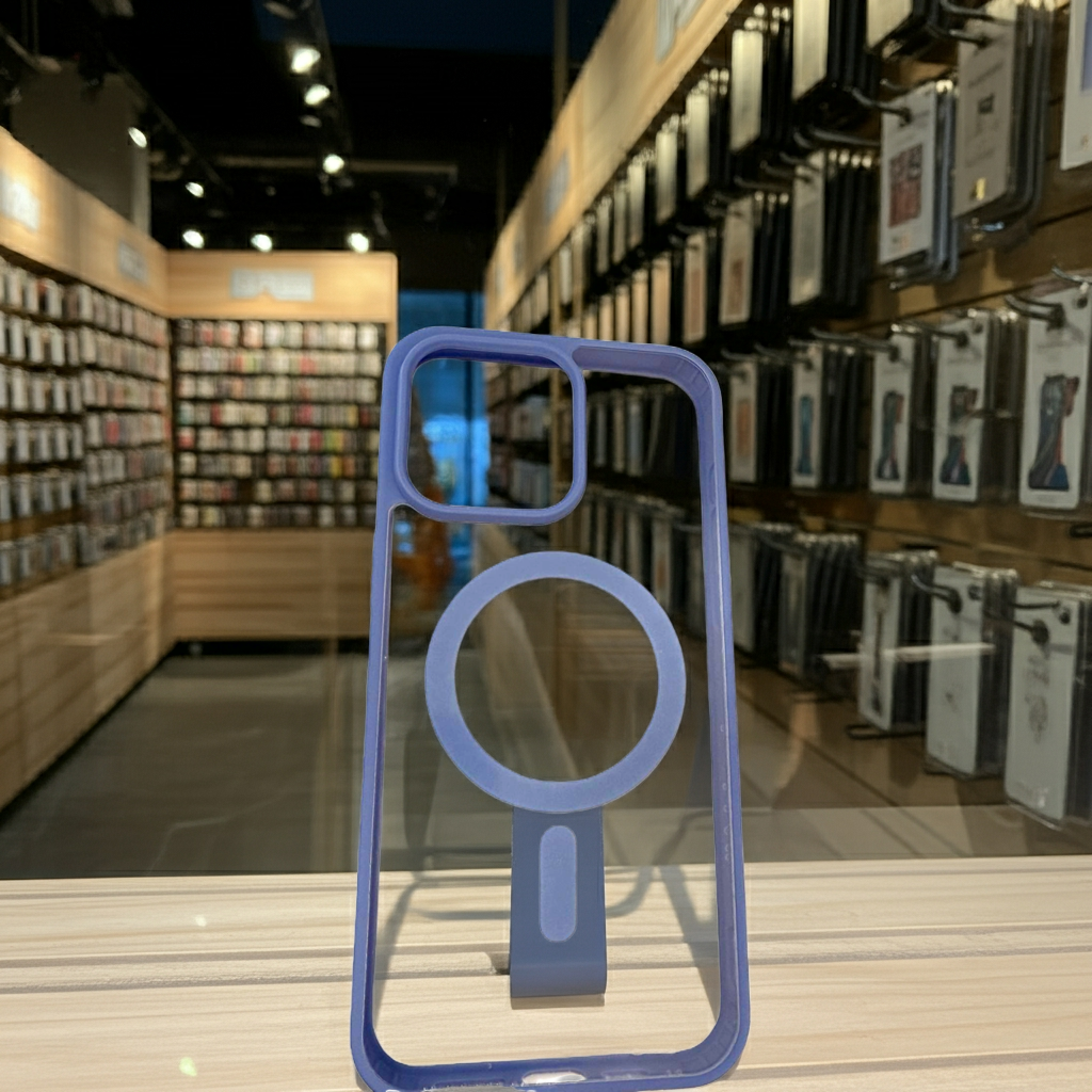 Cover trasparente iPhone 15 Pro Max MagSafe - Indaco - MOKO