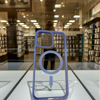 Cover trasparente iPhone 15 Pro Max MagSafe - Indaco - MOKO