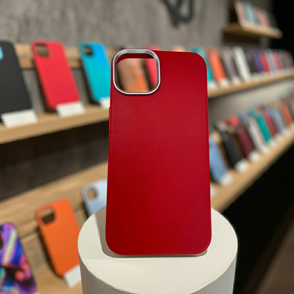 Cover iPhone 13 14 rossa - Eleganza e resistenza per una protezione unica - MOKO