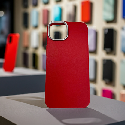 Cover iPhone 13 14 rossa - Eleganza e resistenza per una protezione unica - MOKO