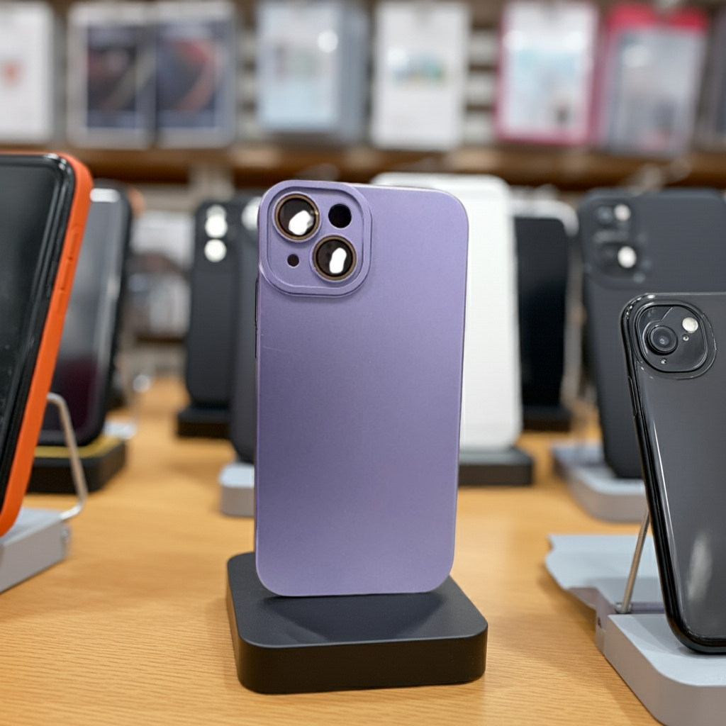 Cover colorata Iphone 14 - Lilla - MOKO