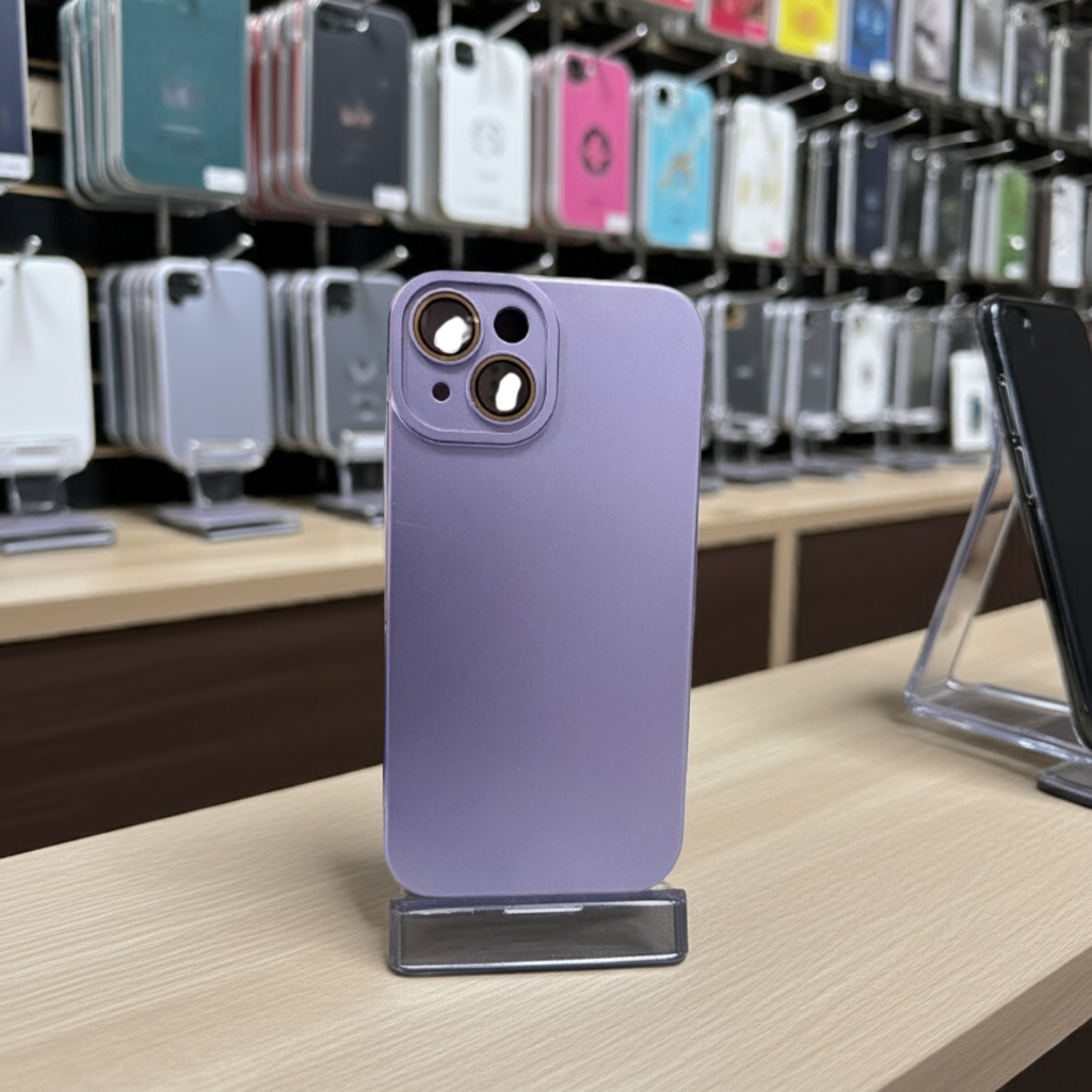 Cover colorata Iphone 14 - Lilla - MOKO