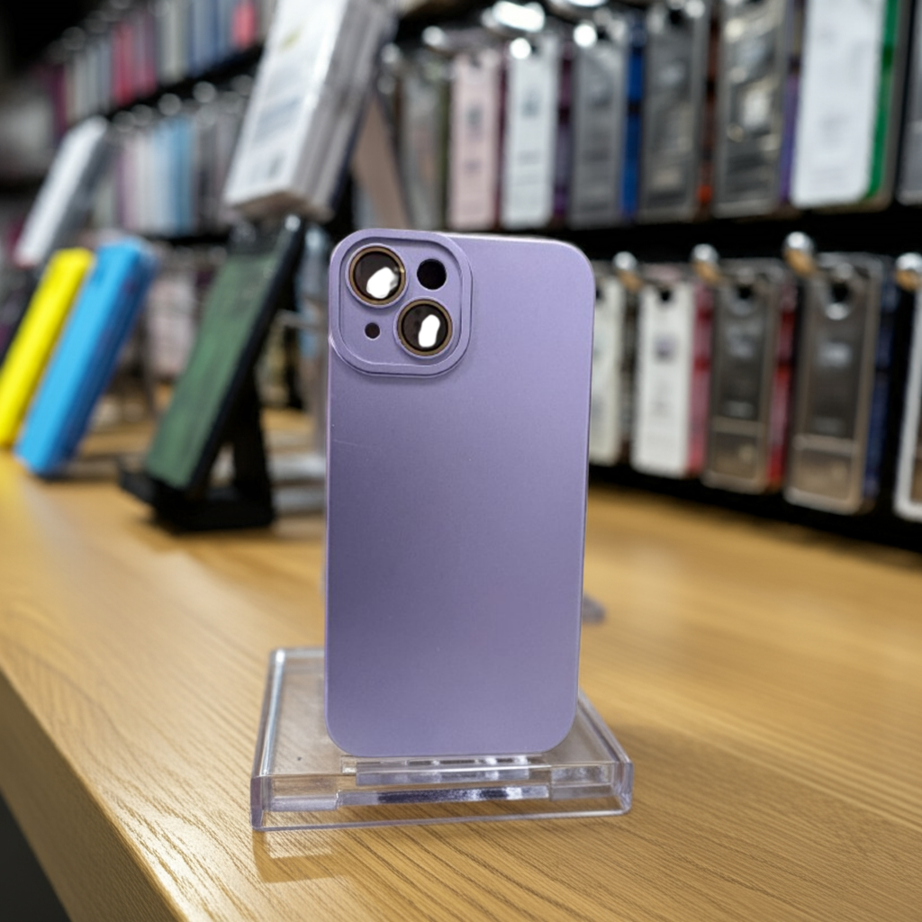 Cover colorata Iphone 14 - Lilla - MOKO