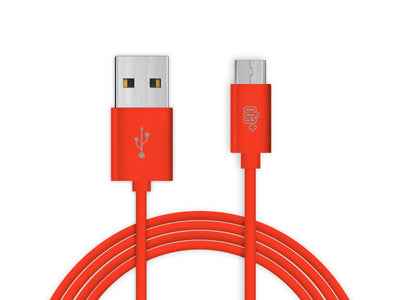 Cavo Dati USB Micro USB Rosso 1 mt Soft Touch per Ricarica e Trasferimento Dati - MOKO