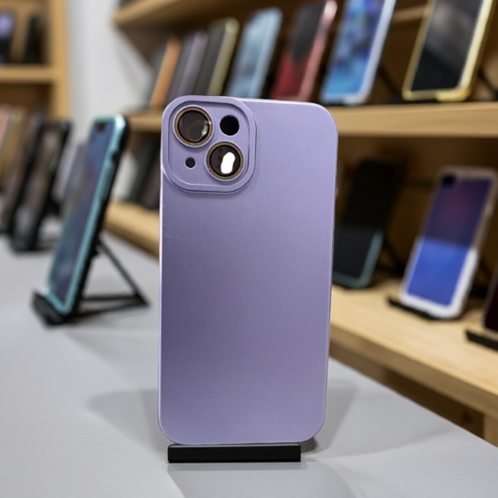 Cover colorata Iphone 15 - Lilla - MOKO