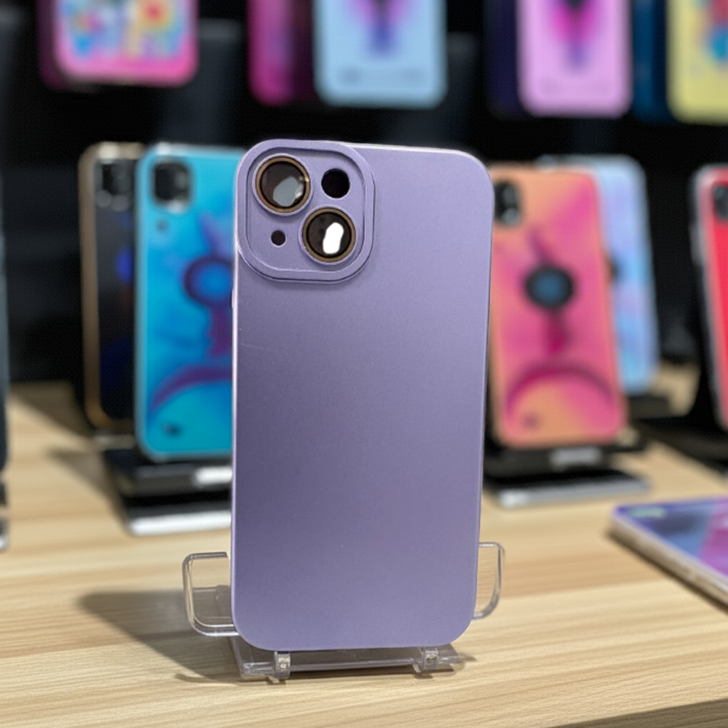 Cover colorata Iphone 15 - Lilla - MOKO