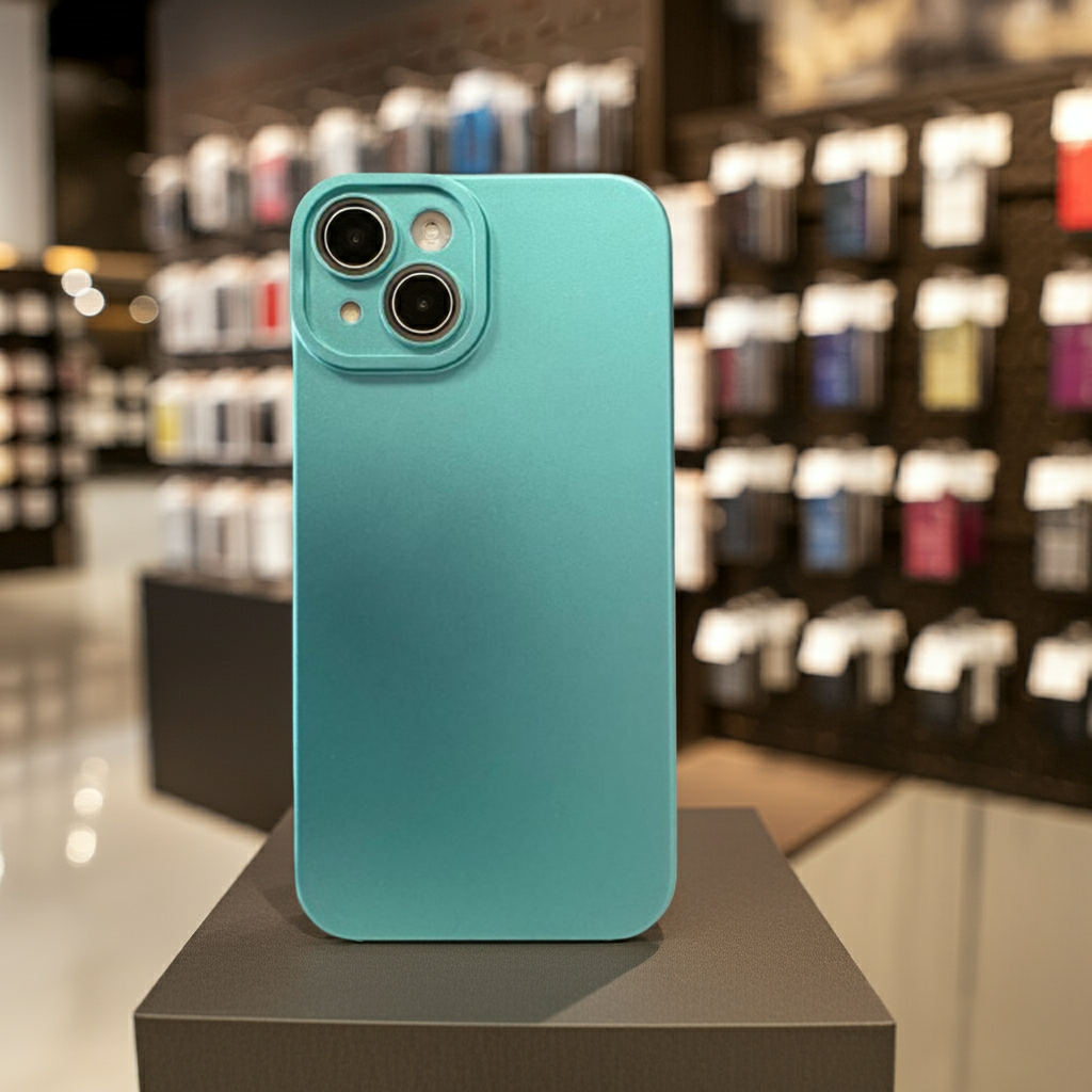 Cover colorata Iphone 15 Verde acqua - MOKO