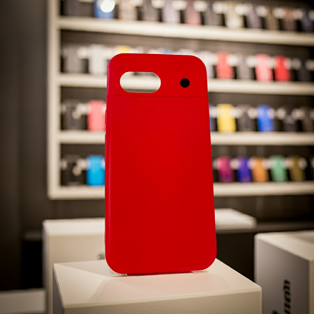 Cover Google Pixel 8 A rossa - Custodia colorata per protezione e stile - MOKO