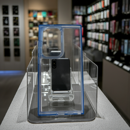 Cover trasparente Samsung Galaxy S24 ultra blu - MOKO