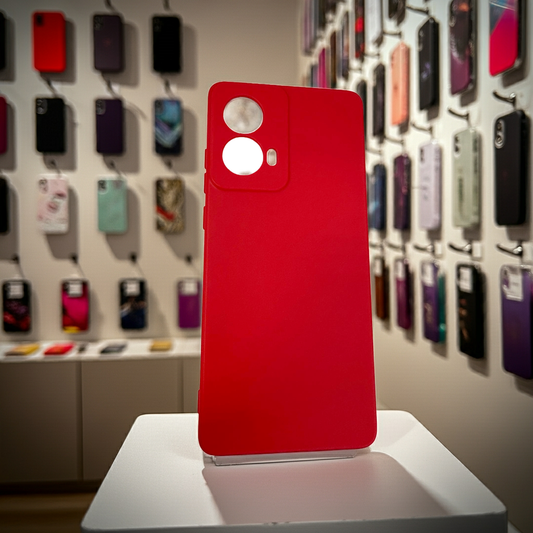 Cover colorata Motorola G85 rosso - MOKO