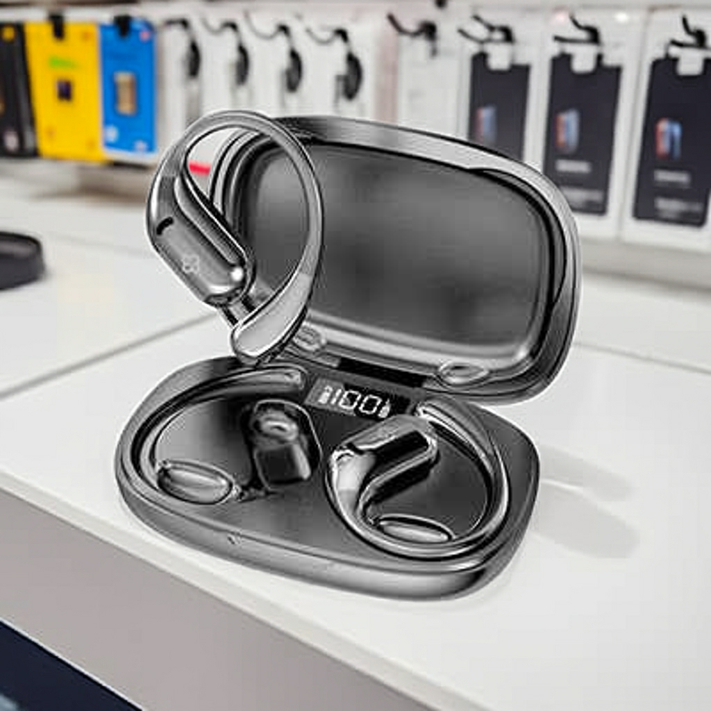 Auricolari Sportivi Neri per Allenamenti e Attività Fisica - MOKO