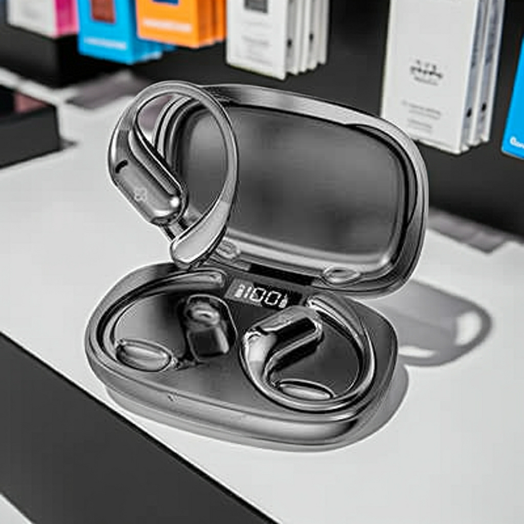 Auricolari Sportivi Neri per Allenamenti e Attività Fisica - MOKO