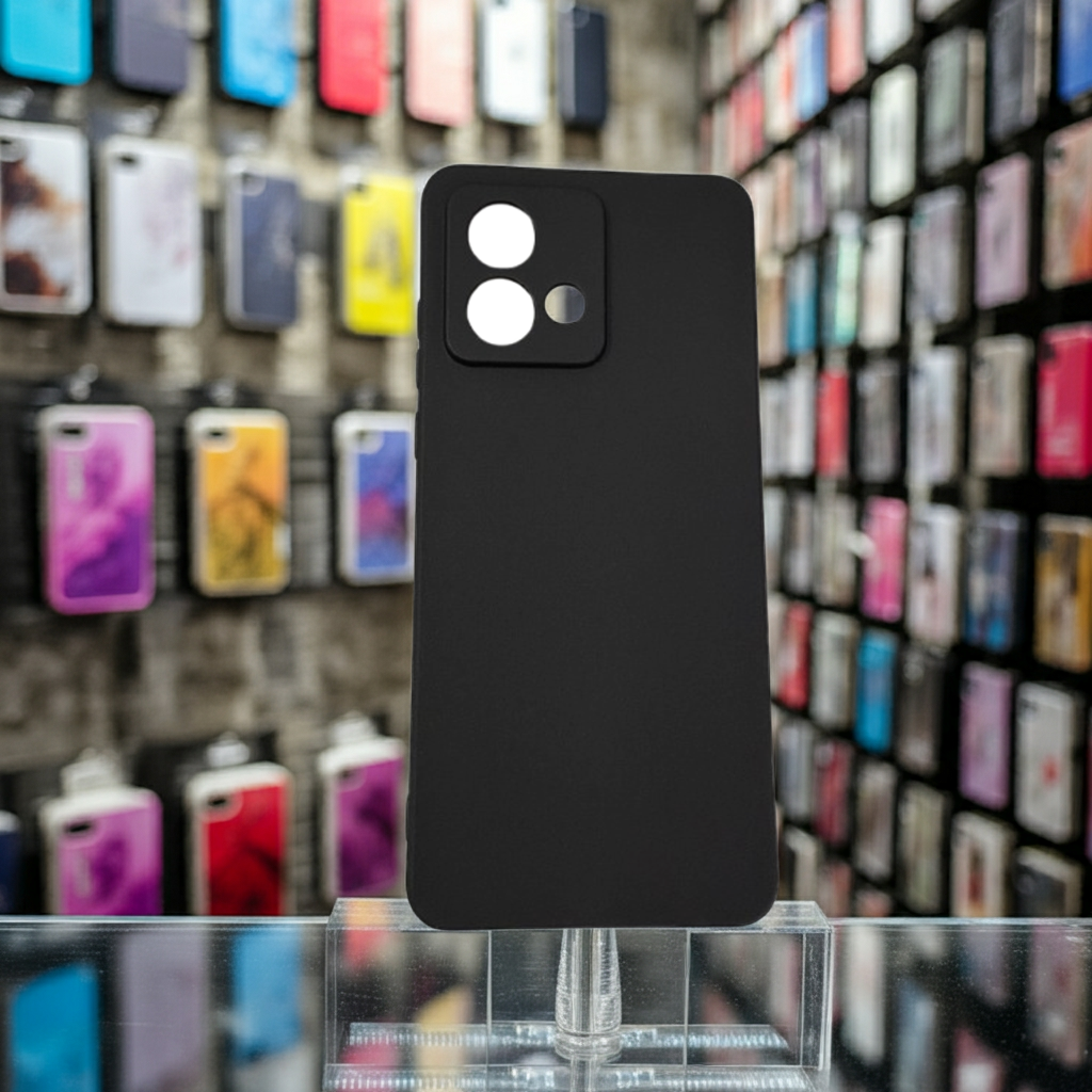 Cover Motorola G84 nera - Proteggi il tuo smartphone con stile e eleganza - MOKO