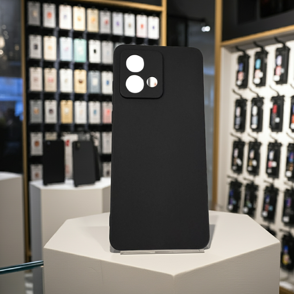 Cover Motorola G84 nera - Proteggi il tuo smartphone con stile e eleganza - MOKO