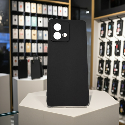 Cover Motorola G84 nera - Proteggi il tuo smartphone con stile e eleganza - MOKO