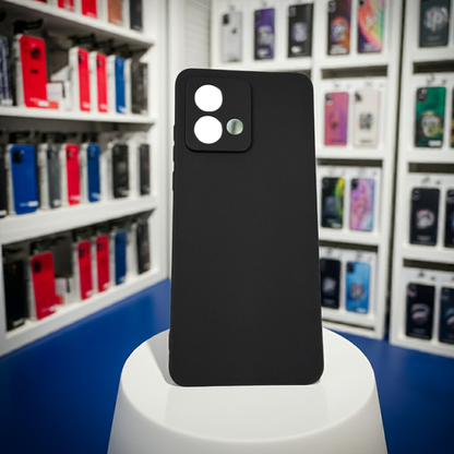 Cover Motorola G84 nera - Proteggi il tuo smartphone con stile e eleganza - MOKO