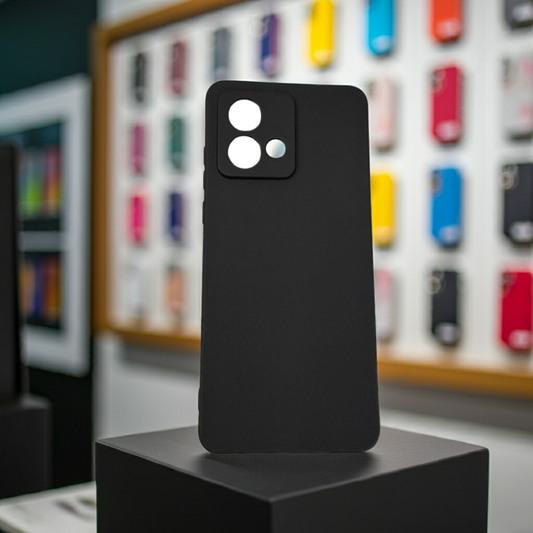 Cover Motorola G84 nera - Proteggi il tuo smartphone con stile e eleganza - MOKO