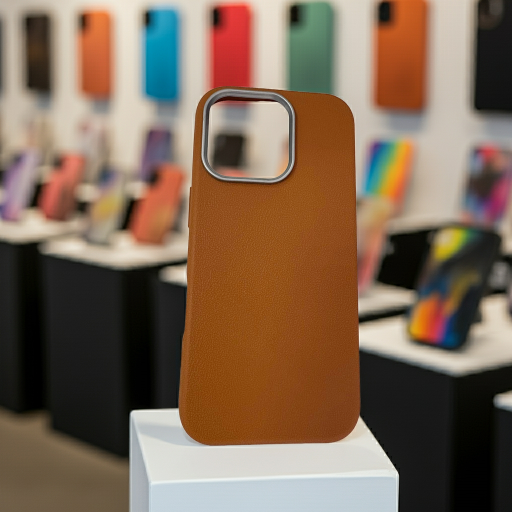 Cover colorata iPhone 16 Pro marrone - Protezione elegante e alla moda - MOKO