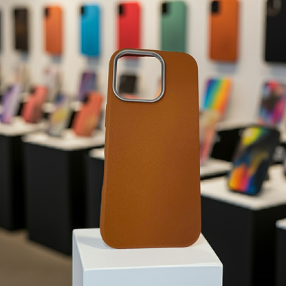 Cover colorata iPhone 16 Pro marrone - Protezione elegante e alla moda - MOKO