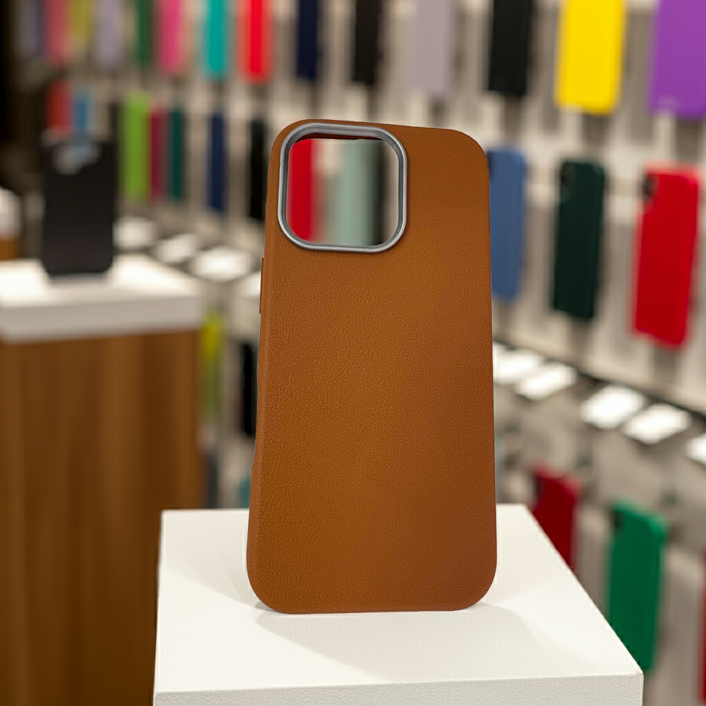 Cover colorata iPhone 16 Pro marrone - Protezione elegante e alla moda - MOKO