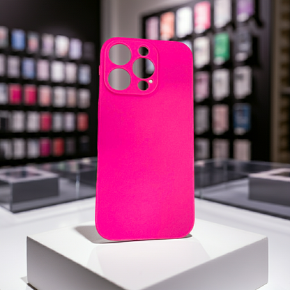 Cover colorata Iphone 16 Pro fucsia - MOKO