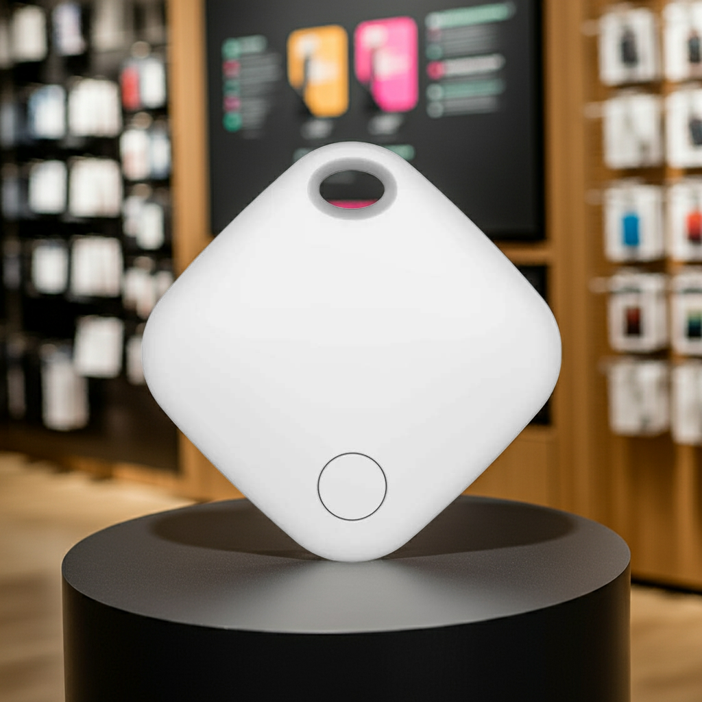 Tracker Localizzatore Smart Tag Bianco - Innovativo Sistema di Rintracciamento - MOKO