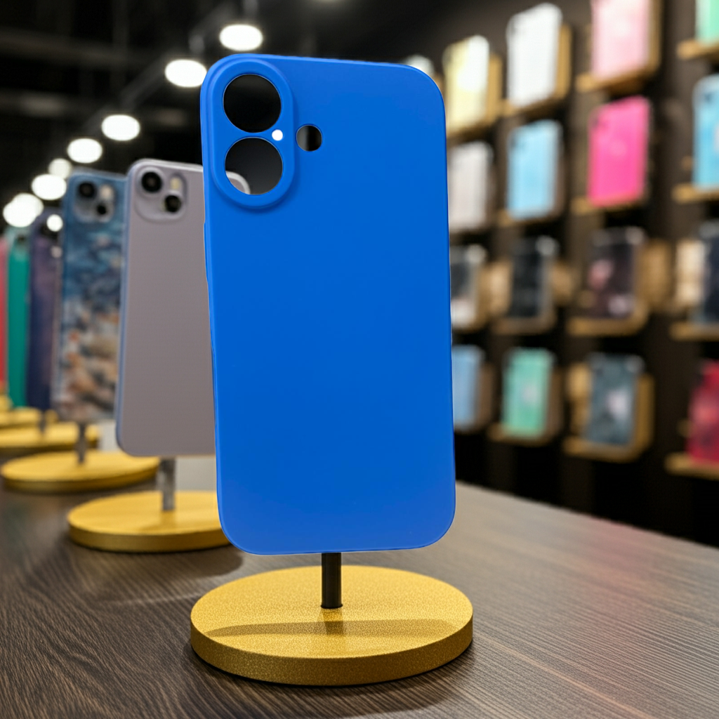 Cover iPhone 16 blu - Protezione colorata e stile per il tuo smartphone - MOKO