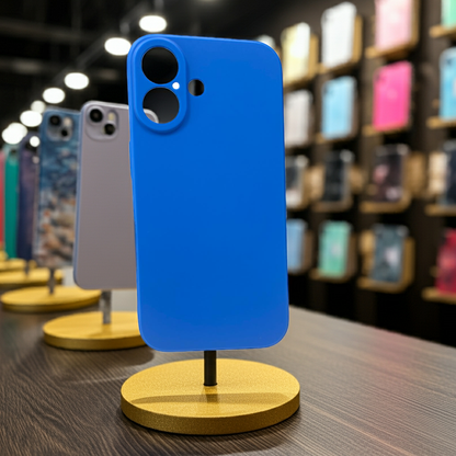 Cover iPhone 16 blu - Protezione colorata e stile per il tuo smartphone - MOKO